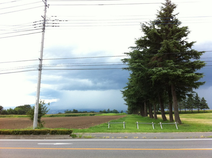 雨のカーテン