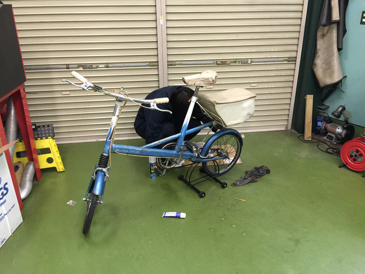 仕上げ中
