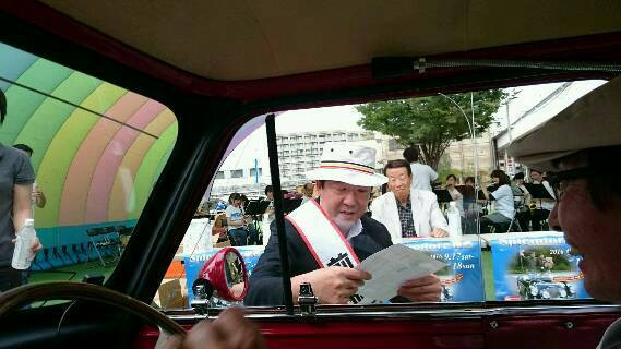前橋の街中にて