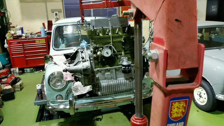 週末に車検です