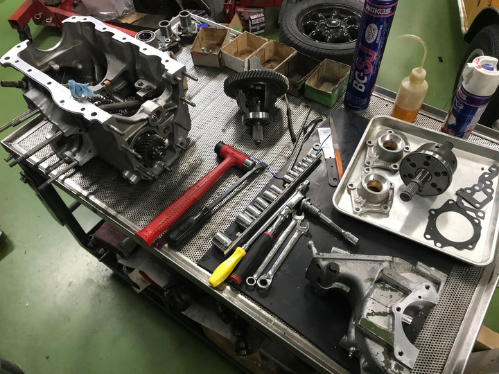 デフを入れる。