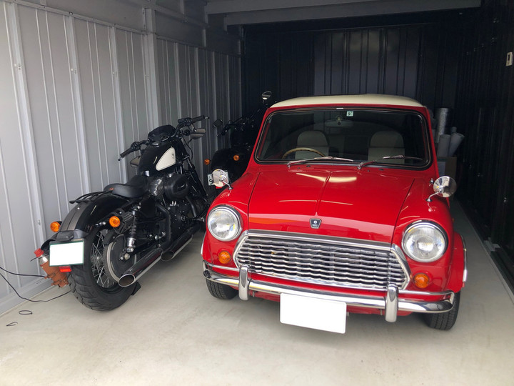 ミニとハーレー