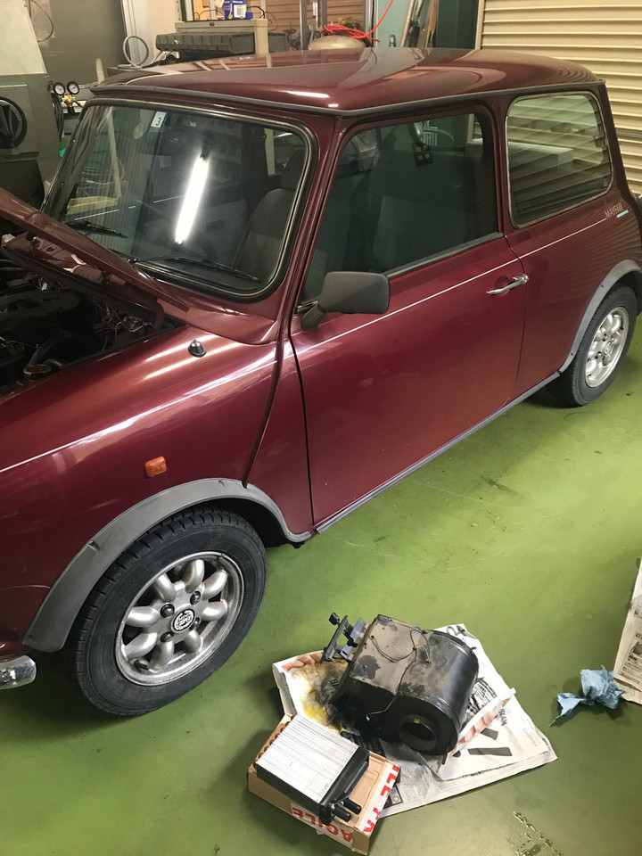 ヒーターコア交換